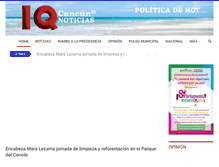 Tablet Screenshot of iqcancun.com